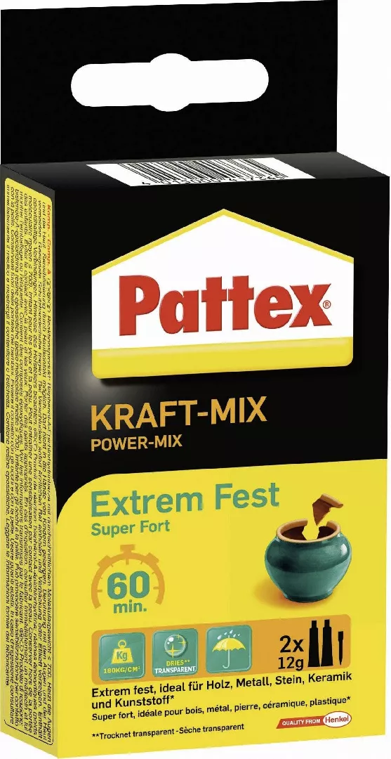 Pattex glue gun Pattex Zweikomponenten-Kleber Kraft-Mix