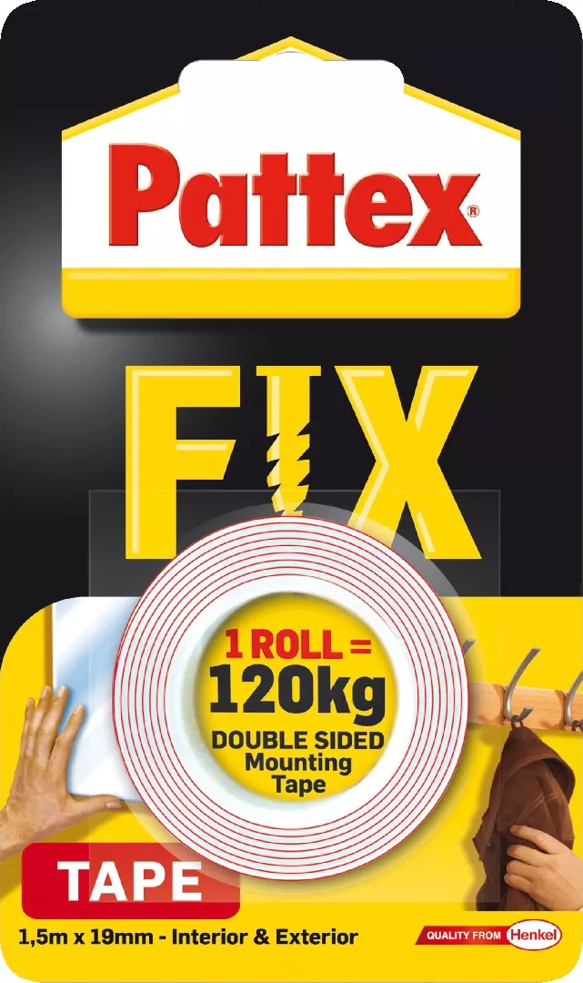 Pattex gluing instead of drilling double-sided