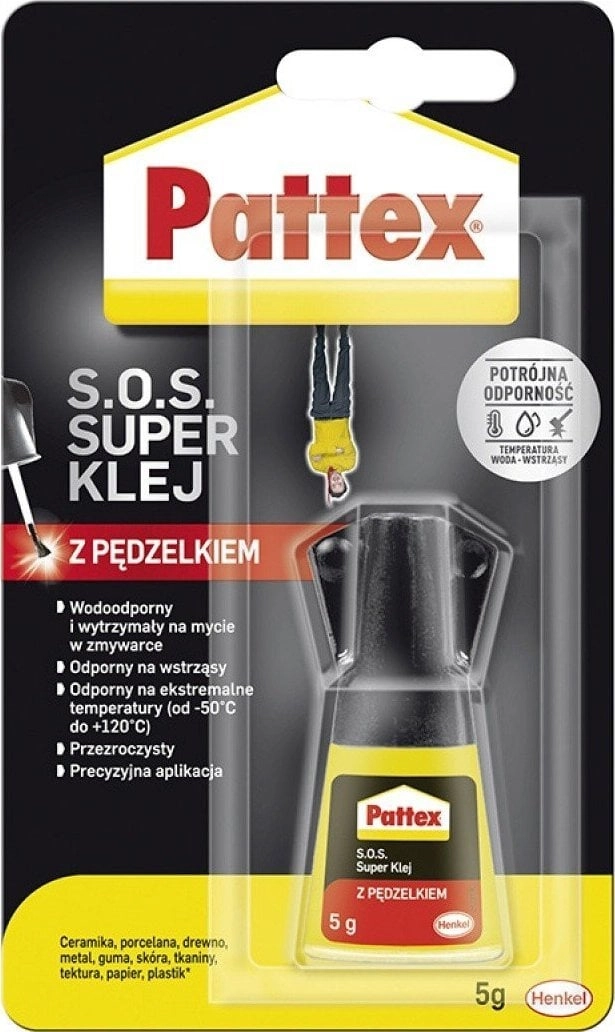 Pattex Klej z pędzelkiem SUPER PATTEX