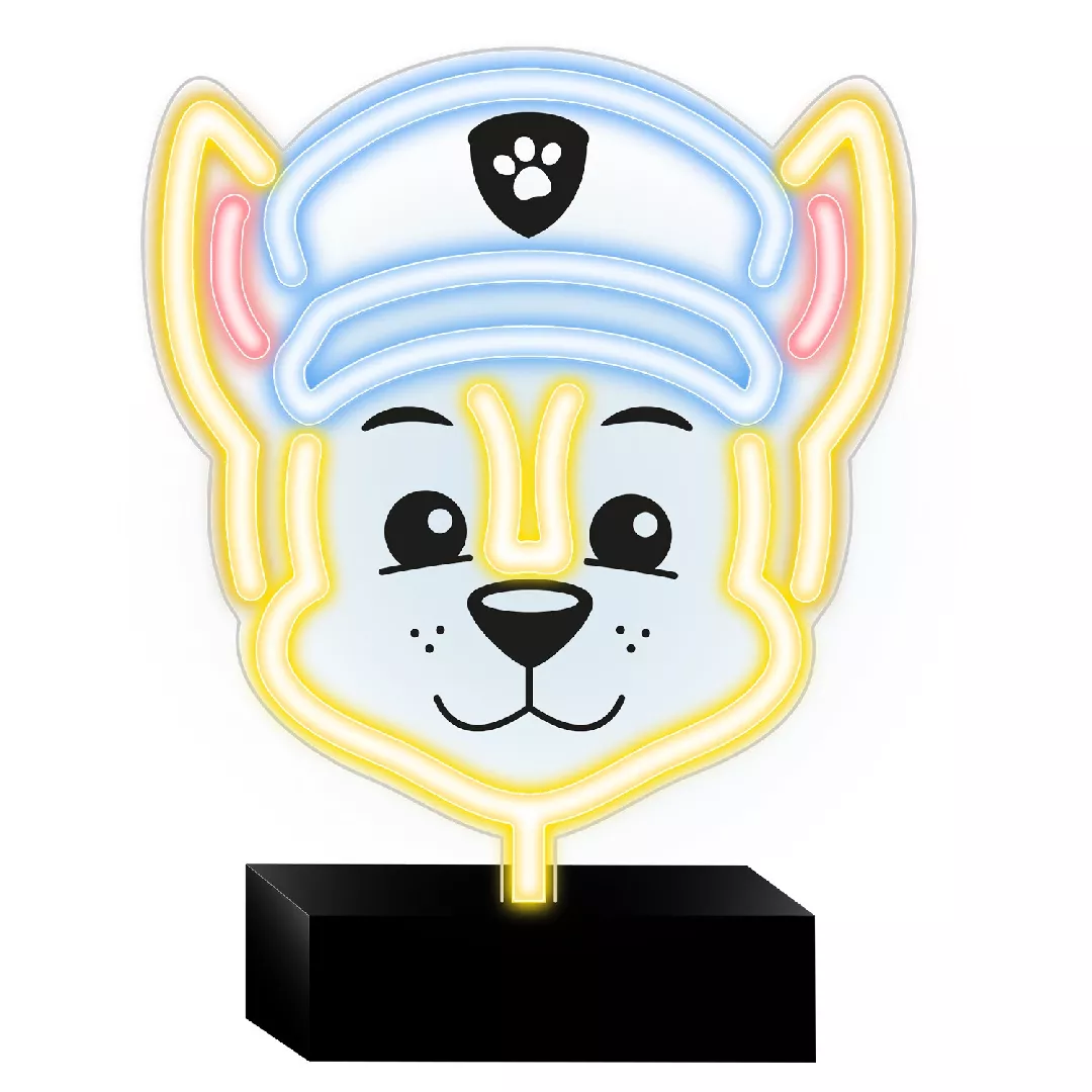 Neon LED on a stand Paw