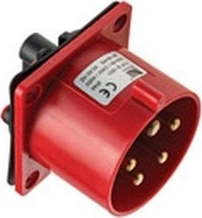 Pawbol Straight panel power plug 32A/5p