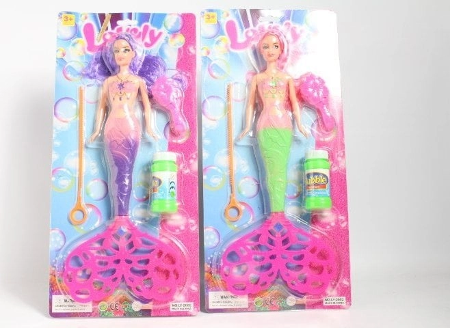 Pegasus Mermaid doll with bubbles 17506
