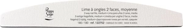 Peggy Sage Double-sided nail file 180/180