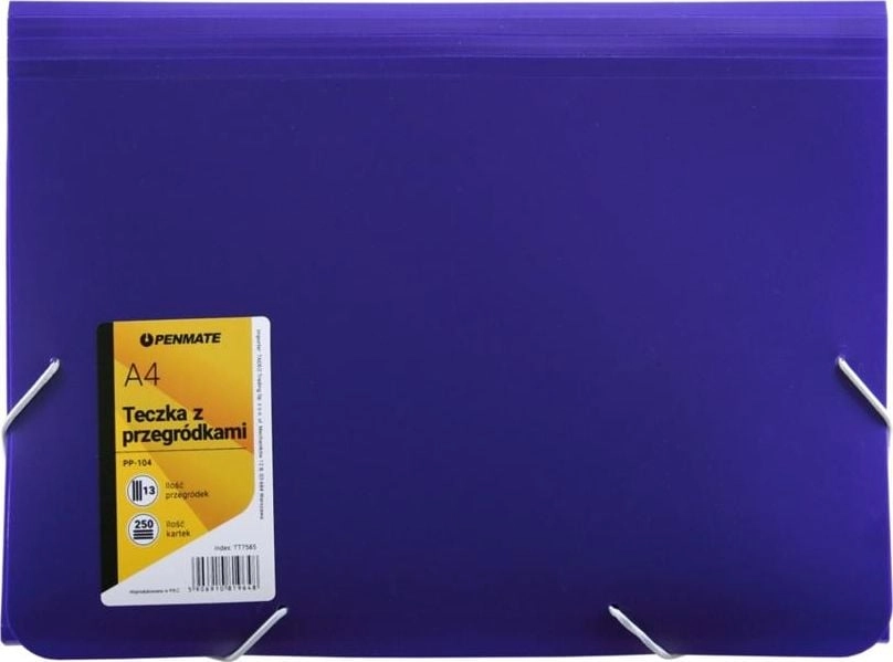 Penmate Folder with compartments A4 PP-104