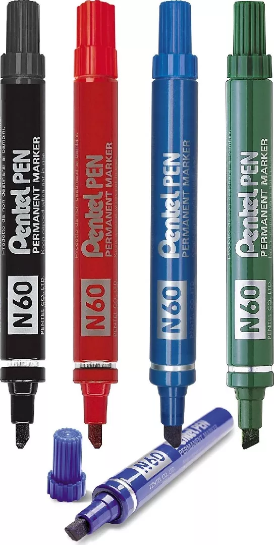Pentel Marker permanentny Pen N60 czarny