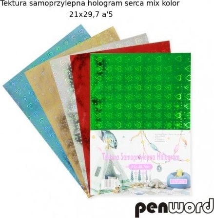 Penword SELF-ADHESIVE CARDBOARD HOLOGRAM OF A