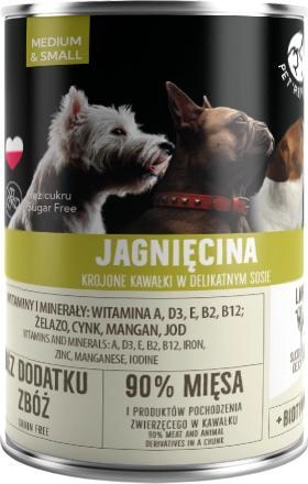 Pet Republic PIES puszka JAGNIĘCINA sos