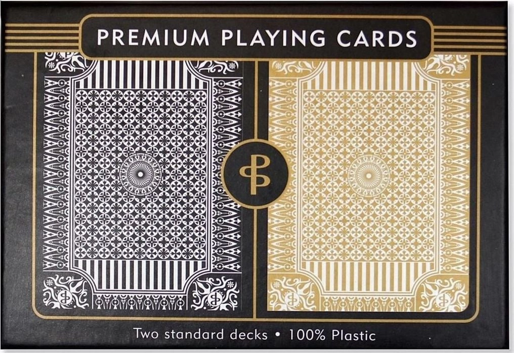 Peter Pauper Press Playing Cards Black/Gold