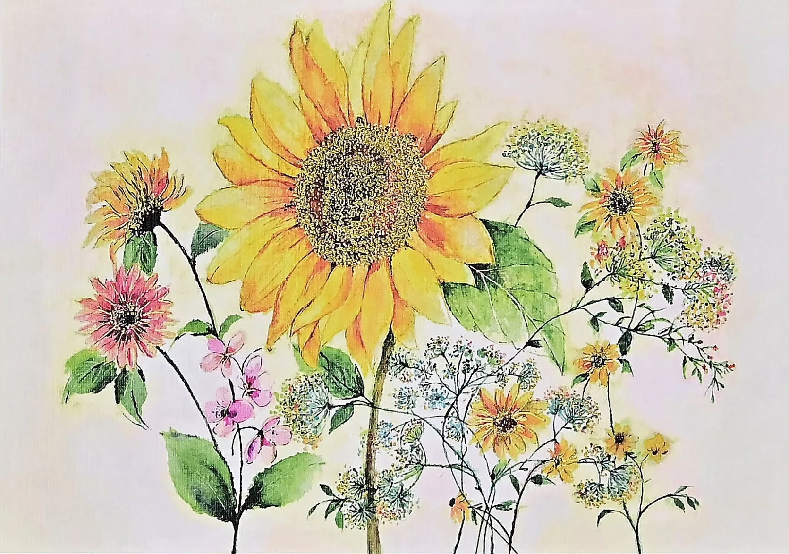 Peter Pauper Press Mini Cards Sunflowers
