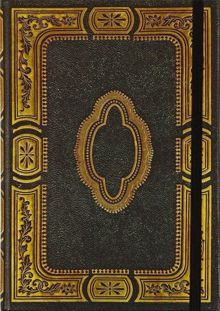 Mini Gold Plated Onyx Notebook 9781441339560