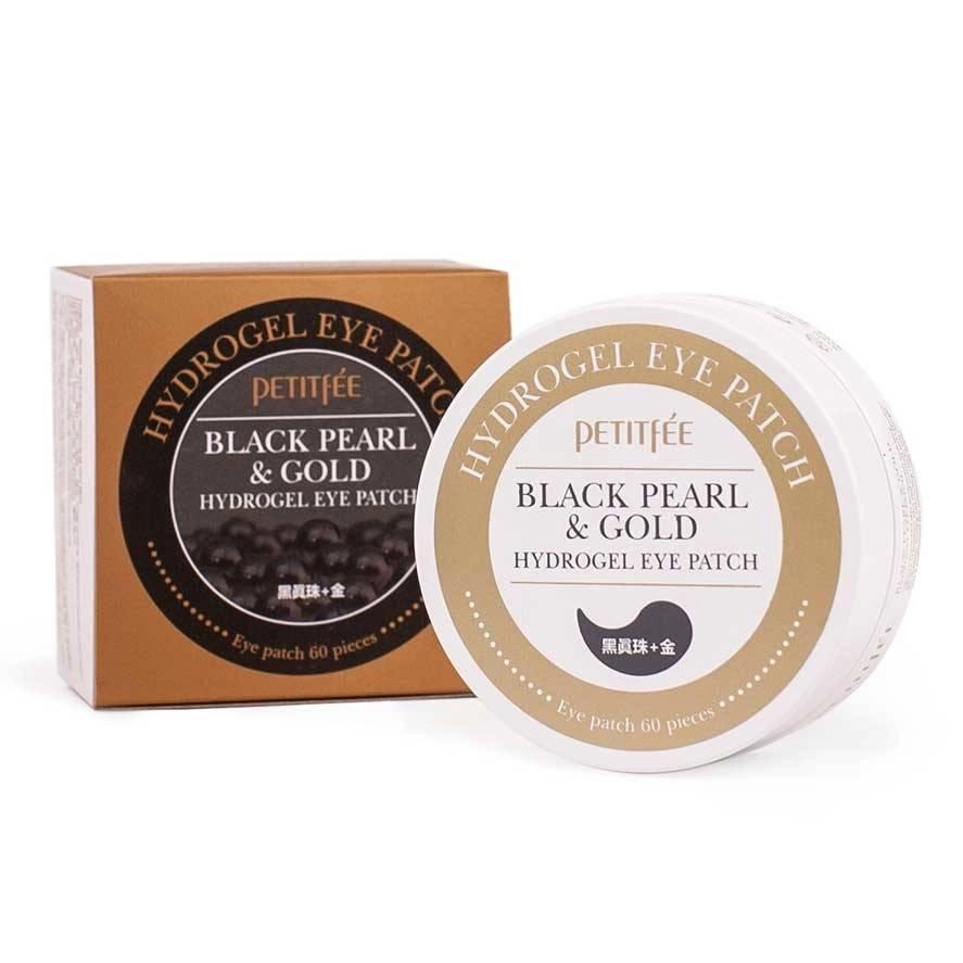 PETITFEE Black Pearl Gold Hidrogelinės paakių