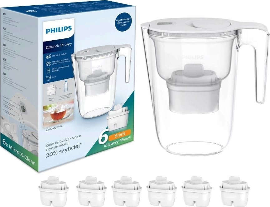 Dzbanek filtrujący Philips Philips AWP2933WHT6/58 biały
