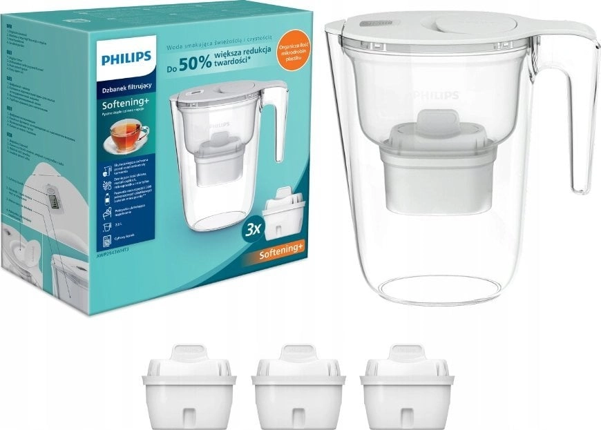 Dzbanek filtrujący Philips Dzbanek MicroXclean Softening+