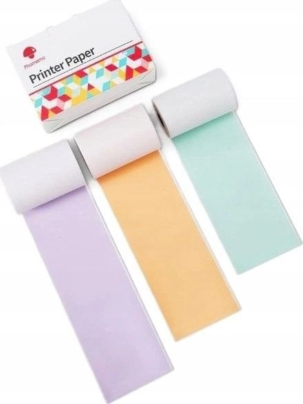 Phomemo Papier Przylepny Naklejki Wkłady Kolor