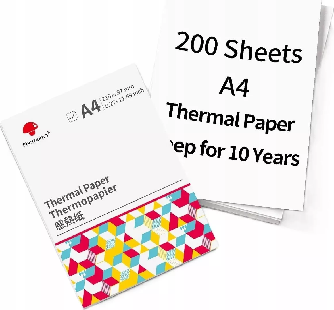 Phomemo Thermal Paper Sheets White A4