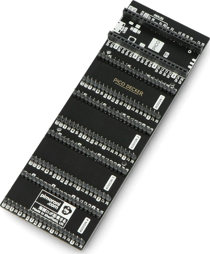 PiMoroni Pico Decker - quadruple pin