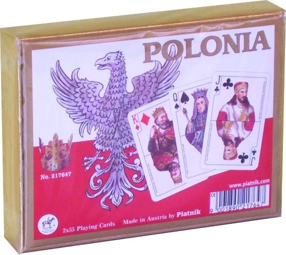PIATNIK CARDS LUX 2 POLONIA DECKS