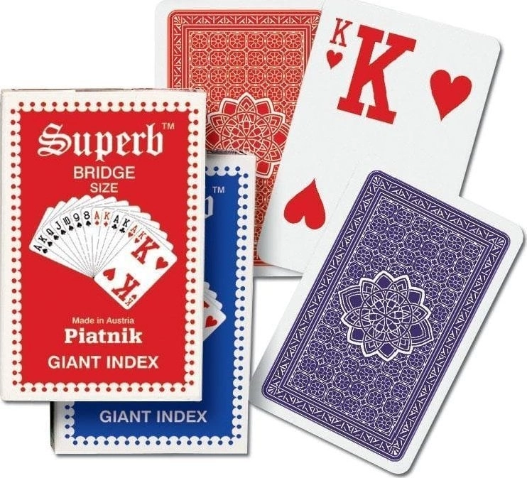 Piatnik Standard cards `Huge indexes` PIATNIK