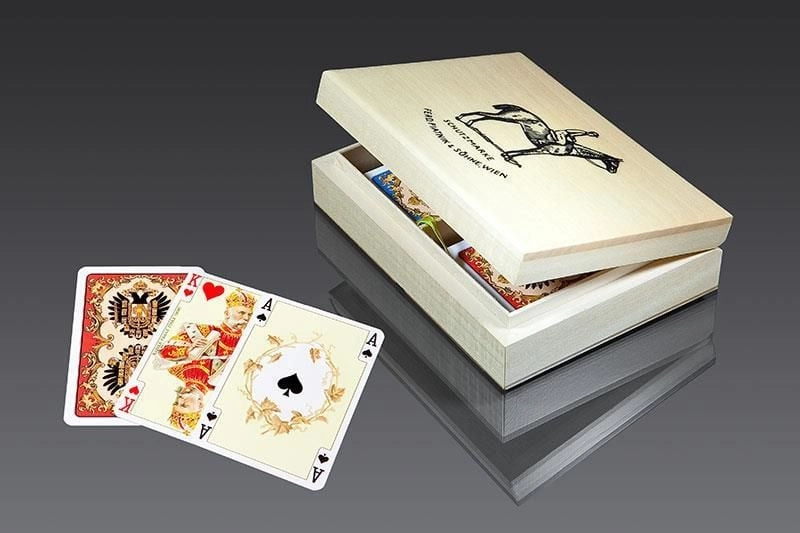 Lux cards in a box with