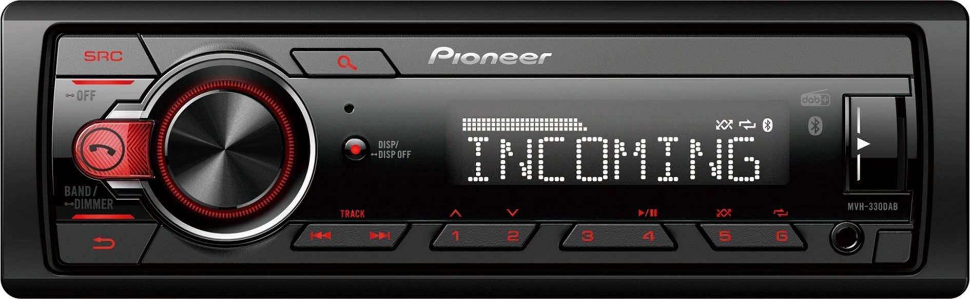 Pioneer MVH-330DABAN AUX/USB/BT + Ant./Mikrofon