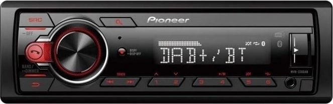 Pioneer MVH-330DAB car media receiver Black