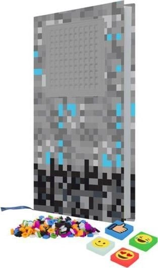 A5 notebook with grid lines and