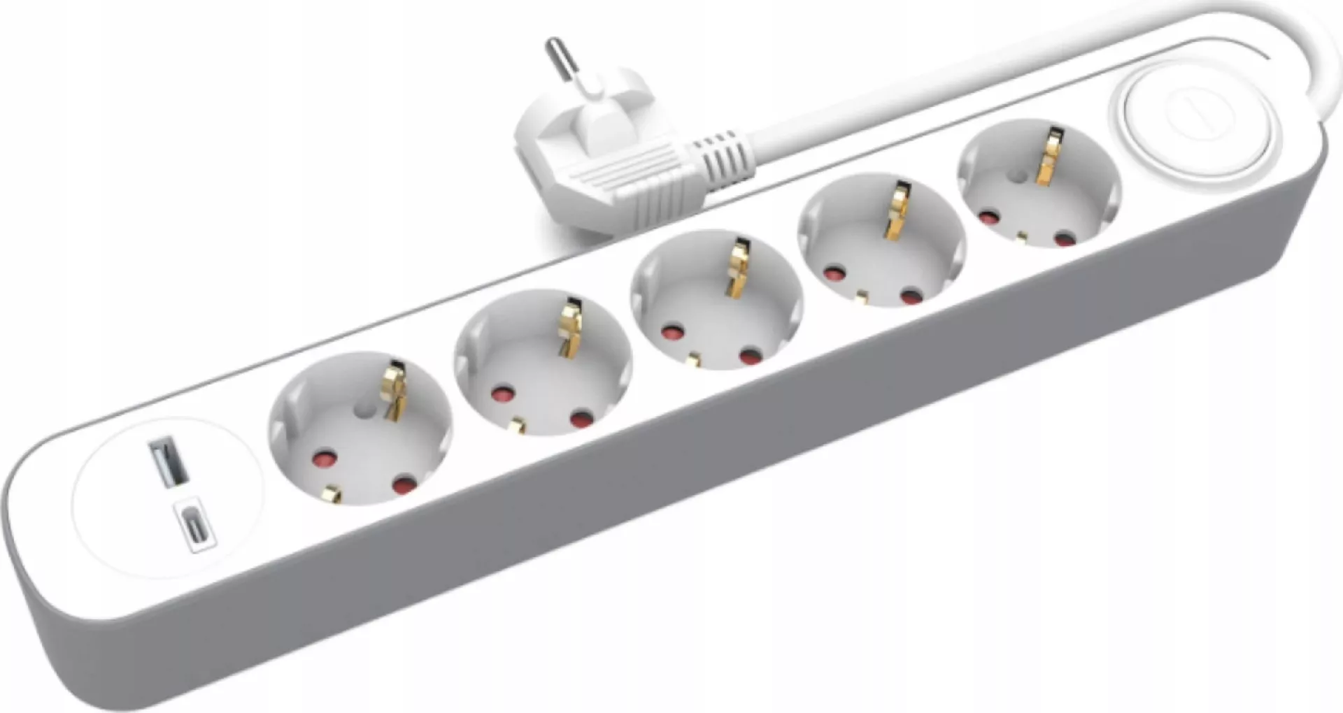 HOME EXTENSION CABLE 5x SOCKETS 3m