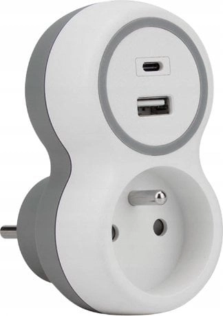 Plastrol Single-use network splitter + USB-A