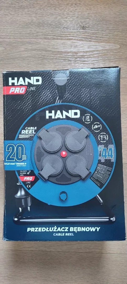Plastrol HAND EXTENSION CABLE DRUM 20m
