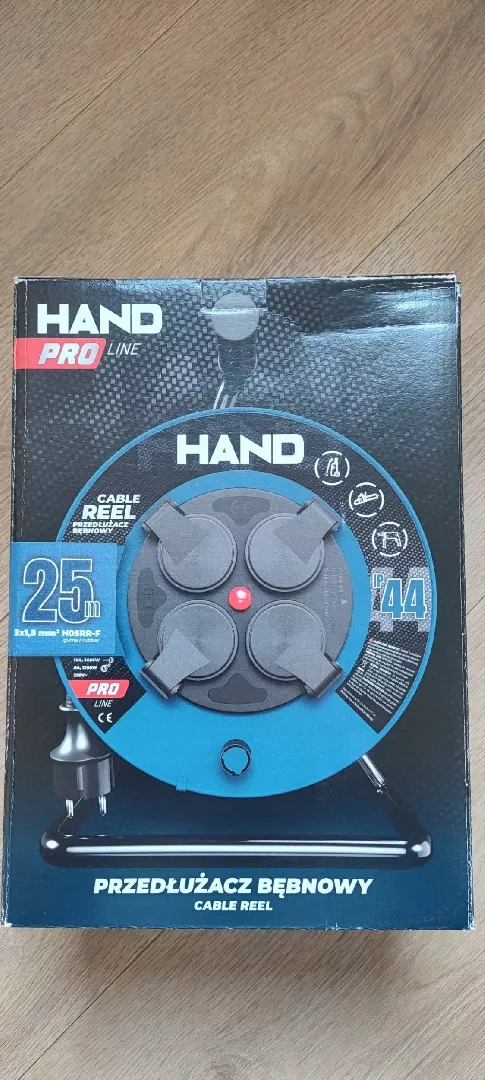Plastrol HAND EXTENSION CABLE DRUM 25m