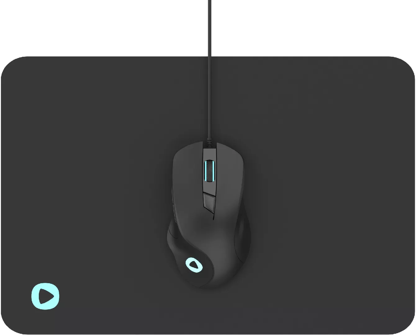 Platinet mouse PMOM010 + mousepad  black