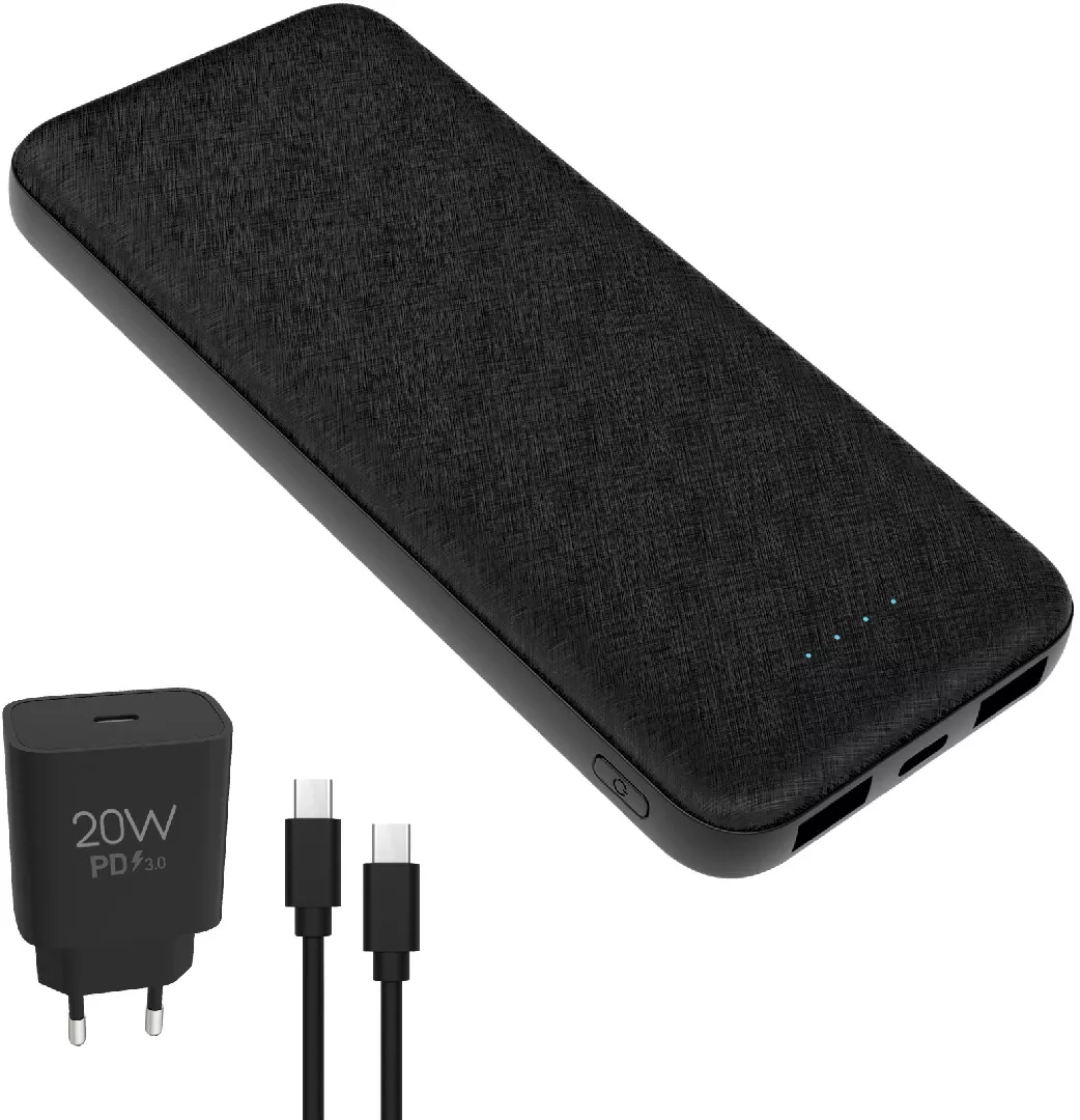 Platinet power bank + USB charger