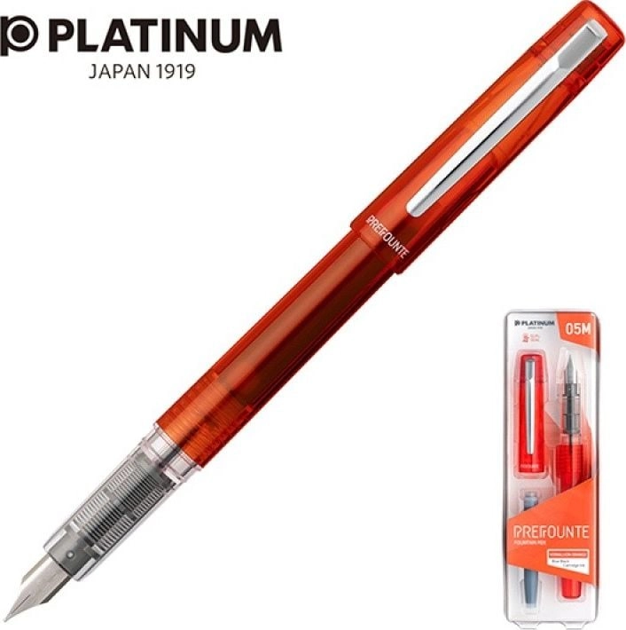 Platinum Pióro wieczne Platinum Prefounte Vermilion