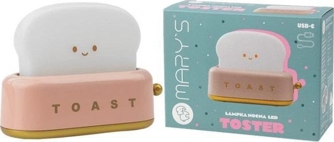 MARY`S LED NIGHT LAMP TOAster PINK