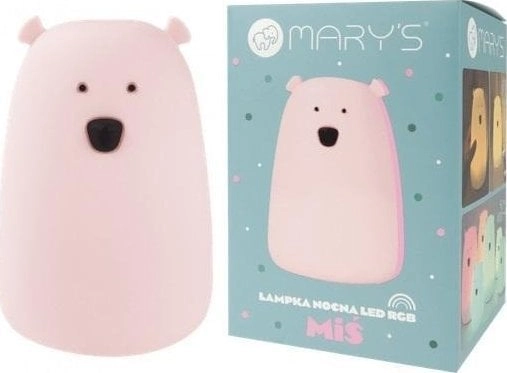 MARY`S LED BEAR LAMP LARGE PINK