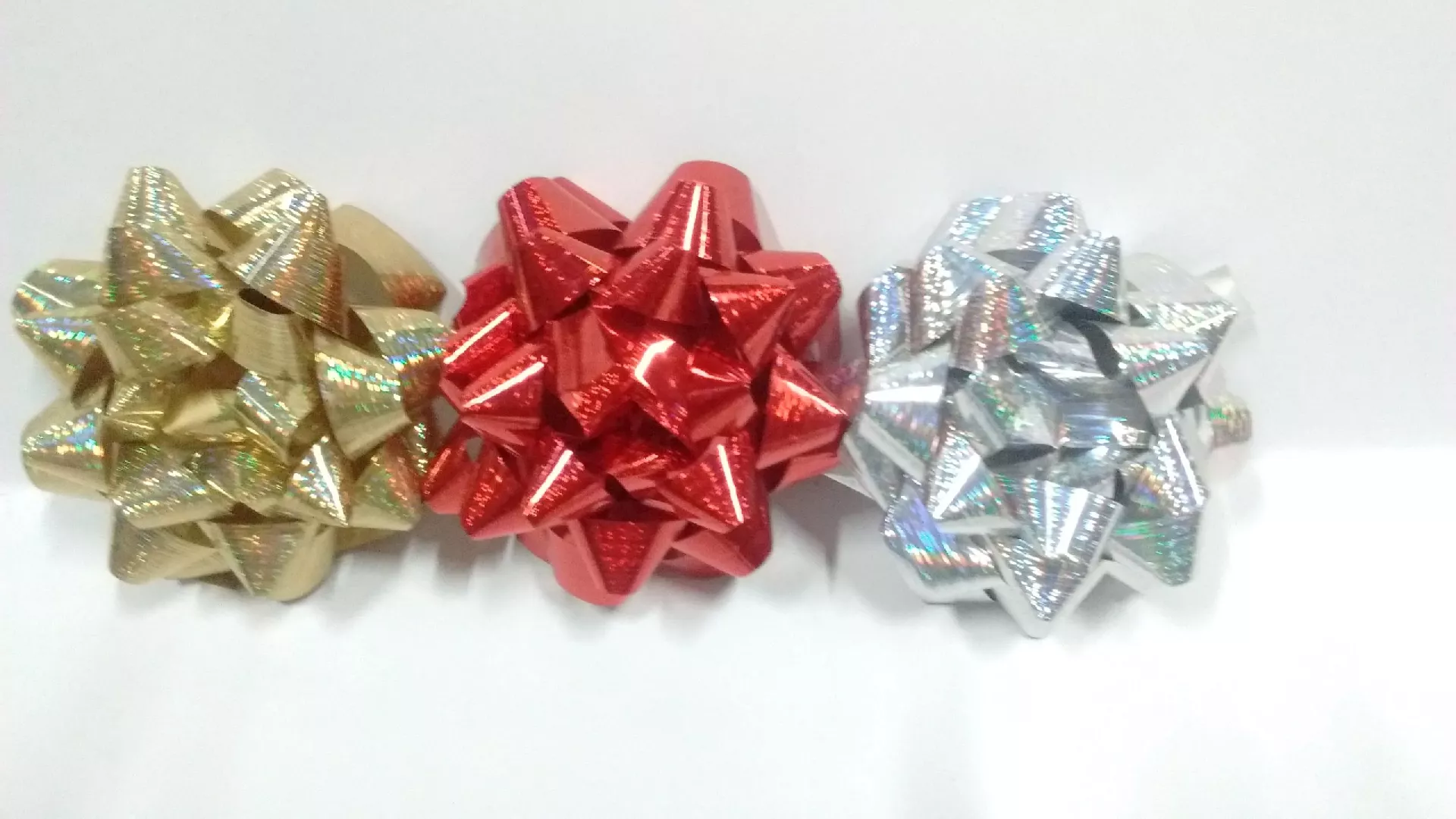 Rosettes 4" 18mm holographic  pack of