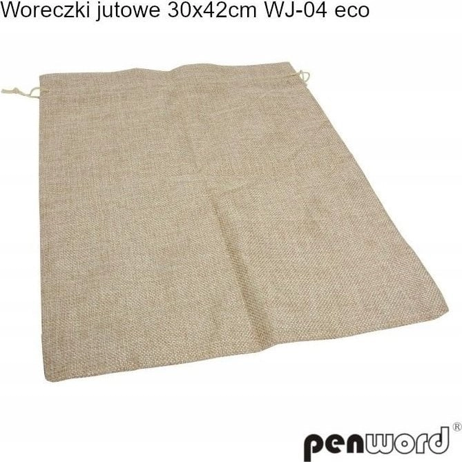 Eco jute bag 30x42cm 5902557429813