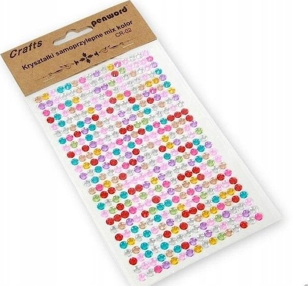 Polsirhurt Self-adhesive crystals 5mm CR-02  mix
