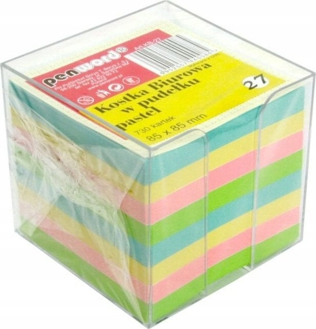 Office cube in a box pastel