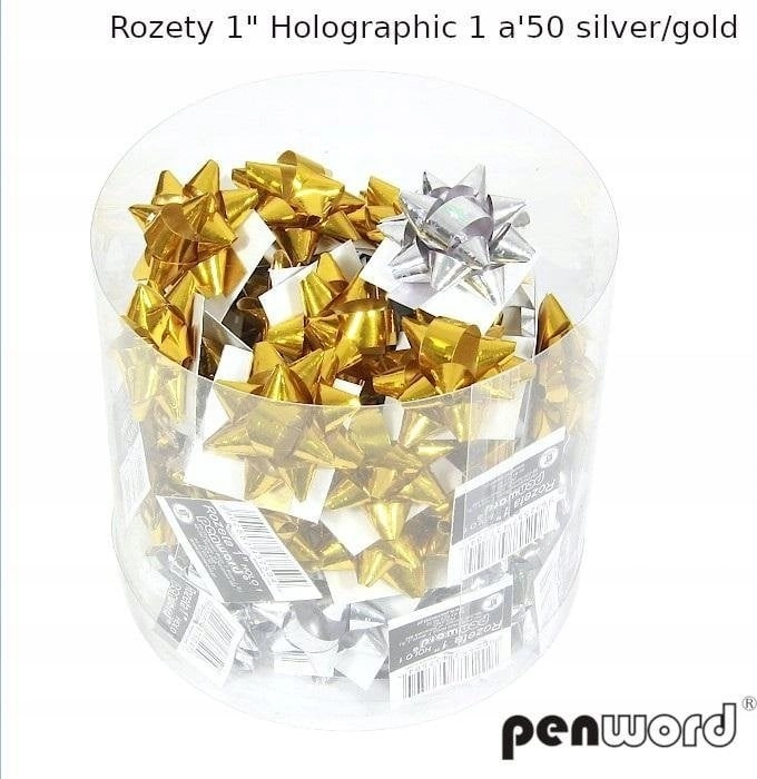 Polsirhurt Holographic rosettes (50 pcs) 592858