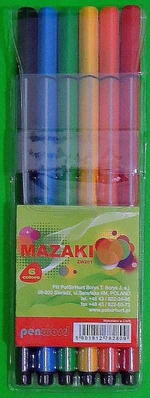 Polsirhurt Mazaki ZW201-16 MIX colors  triangular