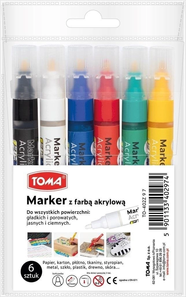 Acrylic marker round tip 2.5mm