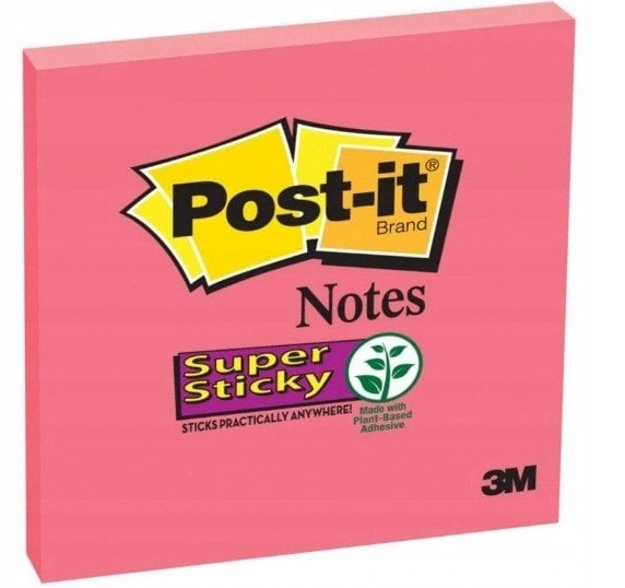 Post-it Super Sticky self-adhesive notes  76x76mm