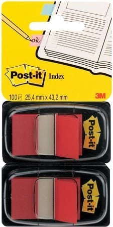Post-it Indexing tab 680-R2EU  red  2