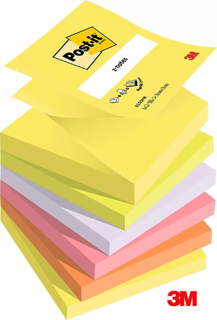 Post-it Notes Post-it Z-Notes 76x76mm (R330NR)