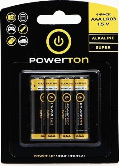 Powerton Bateria alkaliczna  AAA (LR03)  AAA
