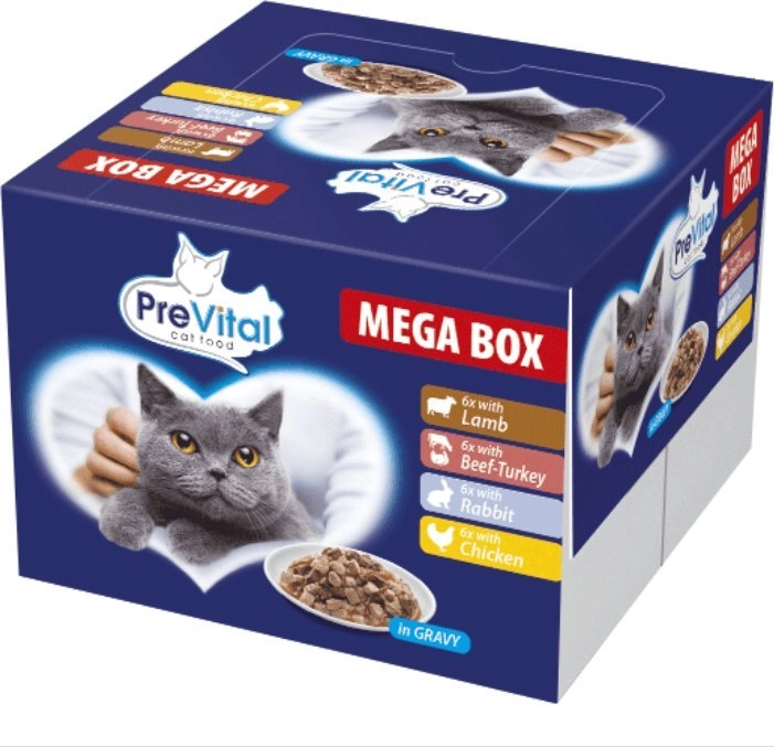 PREVITAL Cat Food Megabox with Lamb