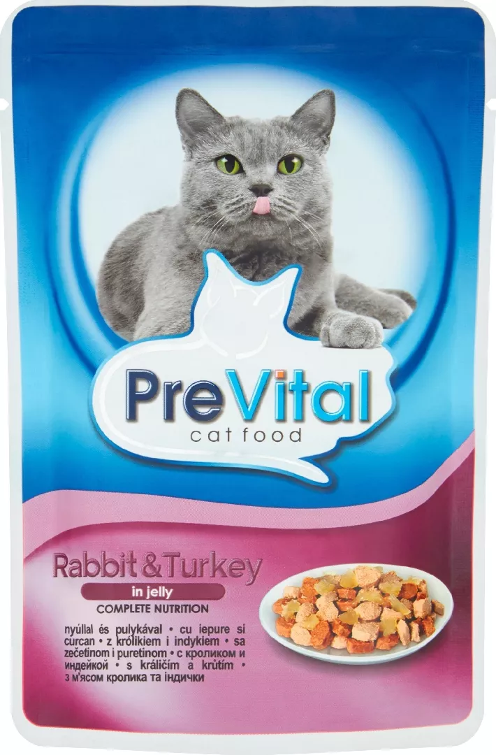 PREVITAL indyk i królik w galaretce