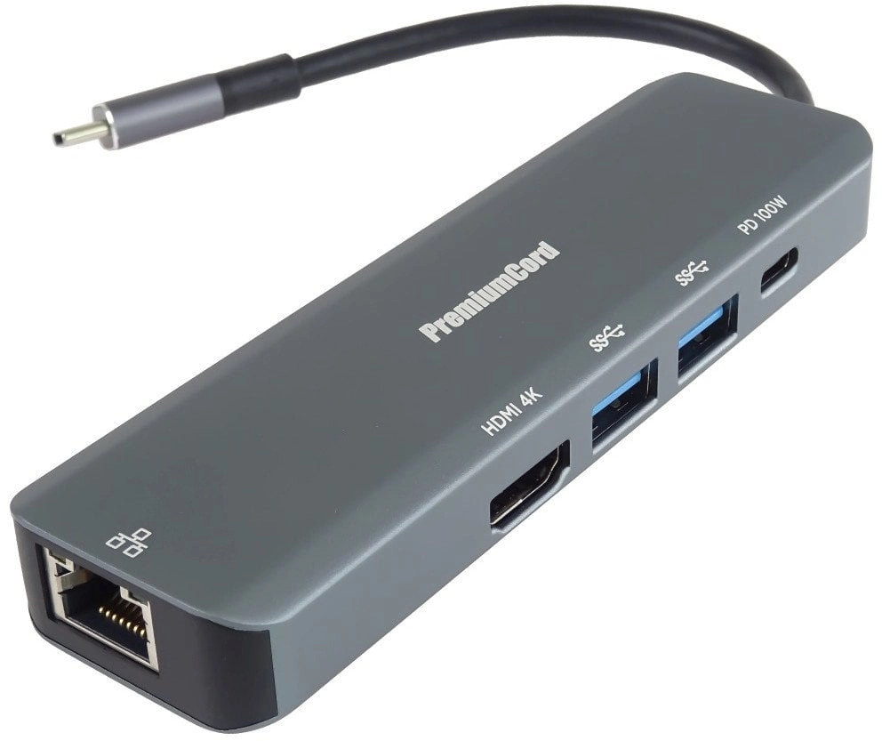 PREMIUMCORD Adapter USB-C na Gigabit 10/100/1000Mbps