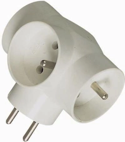 PremiumCord Power socket splitter for 3